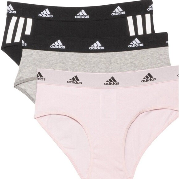 adidas Other - Adidas‎ Women's 3-PK Cotton Hipster Underwear 4A1H34 Size XL